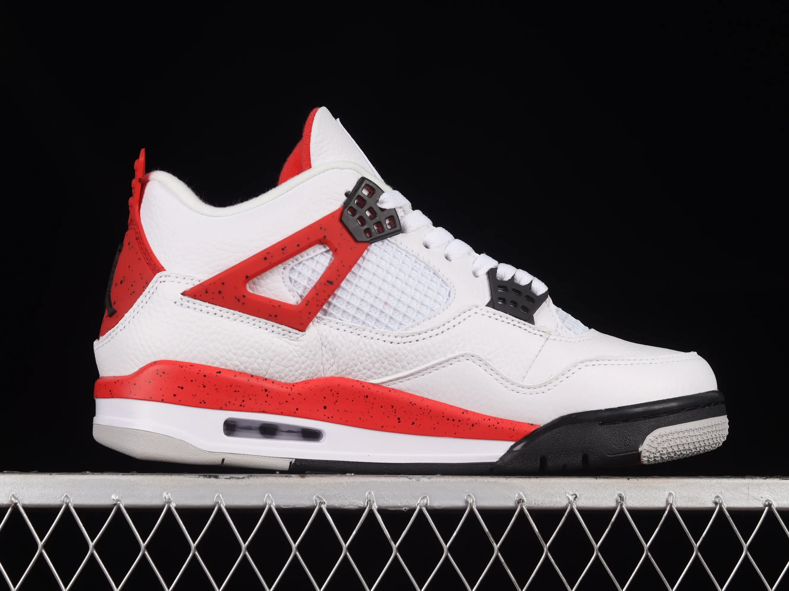 All categories Air Jordan Jordan series basketball shoes Air Jordan 4 Air Jordan 4 Red "Cement" AJ4 Joe 4 red cement reverse flame red DH6927-161
